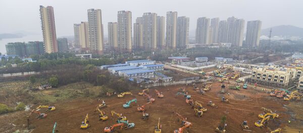 У Кини се предузимају опсежне мере за заштиту од новог вируса, граде се нове болнице У Кини се предузимају опсежне мере за заштиту од новог вируса, граде се нове болнице - Sputnik Србија