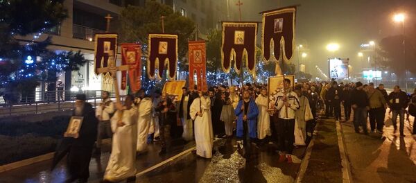 Litija u Podgorici - Sputnik Srbija