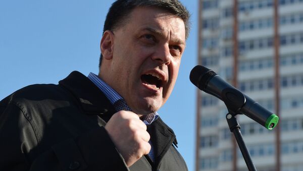 Lider ukrajinske radikalno-nacionalističke stranke Sloboda Oleg Tjagnibok - Sputnik Srbija