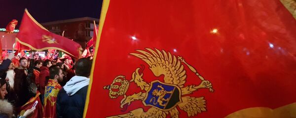 Pristalice DPS-a u Podgorici. Pristalice DPS-a u Podgorici. - Sputnik Srbija