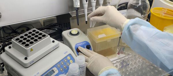 Izolovanje nukleinske kiseline iz uzorka ljudskog biomaterijala u Saveznoj zdravstvenoj agenciji Rusije u Krasnojarsku - Sputnik Srbija