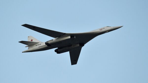 Strateški bombarder, nosač raketa Tu-160 Oružanih snaga Rusije - Sputnik Srbija