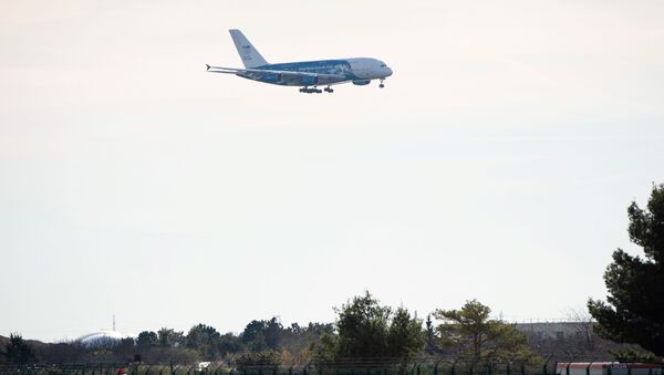 Avion sa putnicima iz kineskog Vuhana sleće na aerodrom Istr na jugu Francuske - Sputnik Srbija