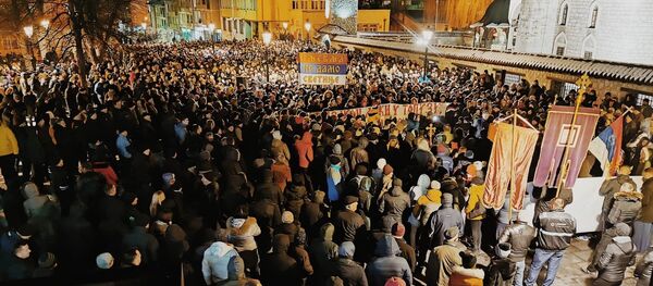 Литија у Пљевљима Литија у Пљевљима - Sputnik Србија