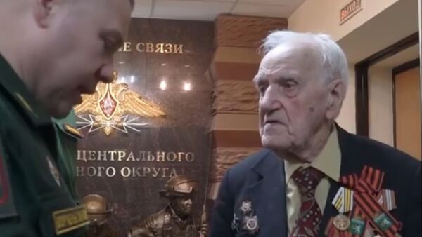 Виктор Волкович ветеран из Другог светског рата - Sputnik Србија