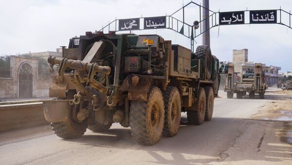 Turski vojni konvoj prolazi kroz sirijsku provinciju Idlib - Sputnik Srbija
