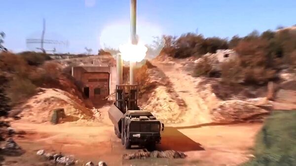 Lansiranje krstareće rakete Oniks sa lansernog sistema Bastion u Siriji - Sputnik Srbija