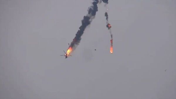 Протурски милитанти оборили хеликоптер сиријских снага  - Sputnik Србија