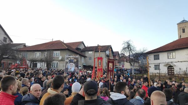 Патријарх Павле на челу литије у Бијелом Пољу /видео/ - Sputnik Србија