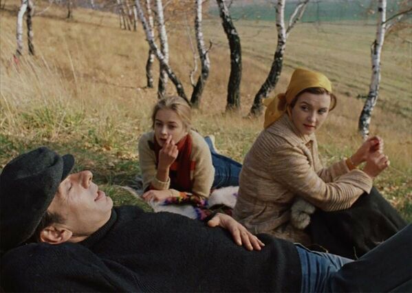 Вера Алентова и Алексеј Баталов у филму  „Москва сузама не верује“, 1980. - Sputnik Србија