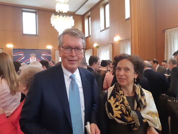 Дан државности обележен у амбасади Републике Србије у Москви /фото/ Дан државности обележен у амбасади Републике Србије у Москви /фото/ - Sputnik Србија