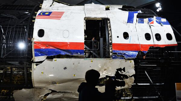 Olupina aviona Boing 777 malezijske aviokompanije koji je leteo na liniji MH17 - Sputnik Srbija