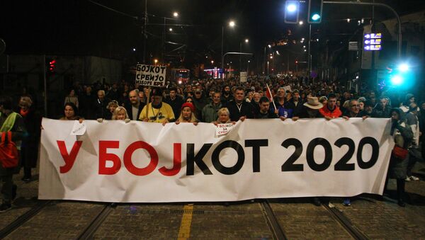 Протест У бојкот 2020. - Sputnik Србија