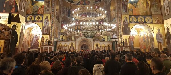 Hram Hristovog vaskrsenja u Podgorici Hram Hristovog vaskrsenja u Podgorici - Sputnik Srbija