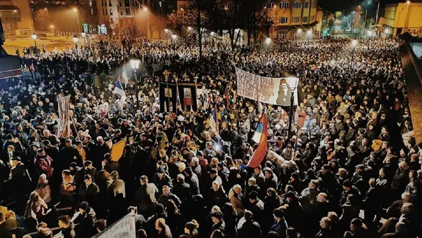 Литија у Пљевљима - Sputnik Србија