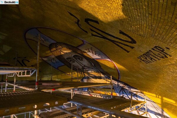 Ekskluzivne fotografije Hrama Svetog Save: Mozaik od 15.000 kvadrata na kom radi 300 umetnika - Sputnik Srbija