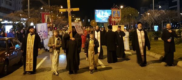 Litija u Podgorici Litija u Podgorici - Sputnik Srbija