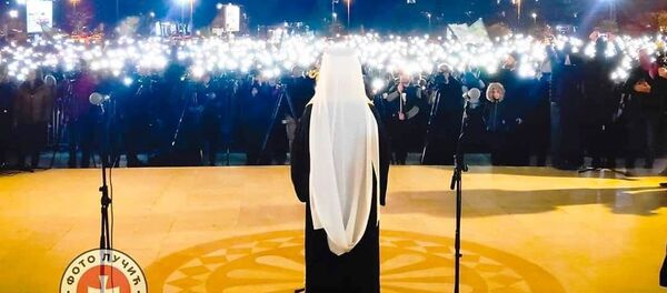 Mitropolit Onufrije pred crnogorskim narodom - Sputnik Srbija