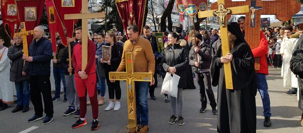 Litija u Podgorici - Sputnik Srbija