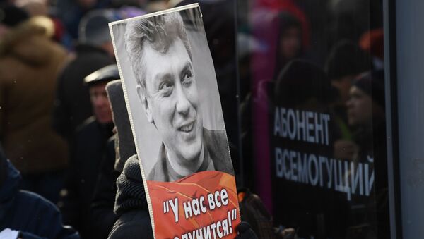 Шетња у знак сећања на Бориса Њемцова - Sputnik Србија