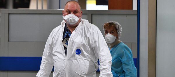 Лекари на аеродрому Шереметјево - Sputnik Србија