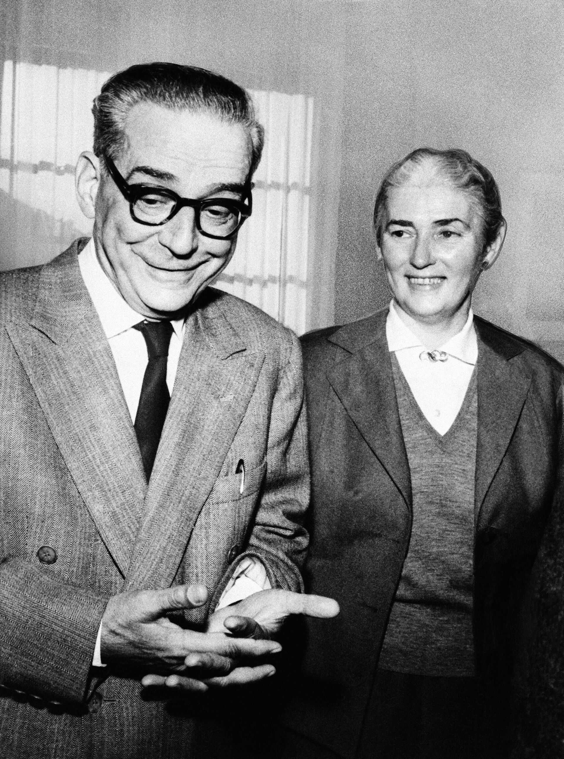 Ivo Andrić sa suprugom Milicom Babić-Andrić neposredno po dobijanju Nobelove nagrade za književnost 31. oktobra 1961. - Sputnik Srbija, 1920, 20.10.2023