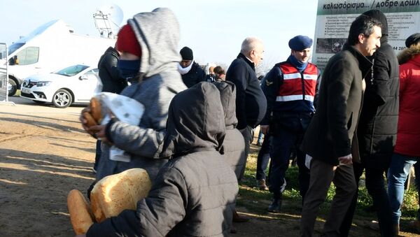 Situacija sa migrantima na tursko-grčkoj granici - Sputnik Srbija