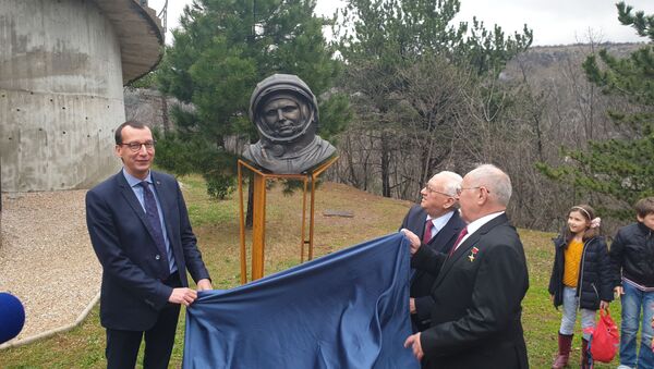Otkrivanje spomenika Juriju Gagarinu u Rijeci. - Sputnik Srbija