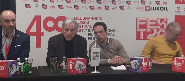 Grčki reditelj Kosta Gavras, gost 48. Festa Grčki reditelj Kosta Gavras, gost 48. Festa - Sputnik Srbija