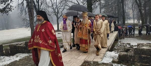 Mitropolit Amfilohije predvodi litiju na Cetinju - Sputnik Srbija