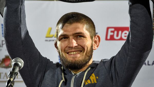 Šampion u mešanim borilačkim veštinama u UFC-u Habib Nurmagomedov - Sputnik Srbija