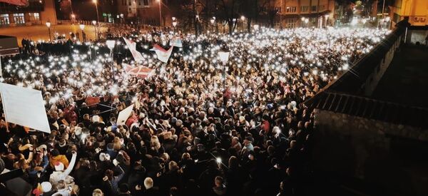 Пљевљаци на литији - Sputnik Србија