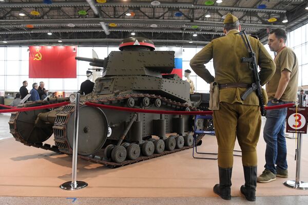 Tenk MS-1, prvi tenk sovjetske proizvodnje uveden u naoružanje Crvene armije - Sputnik Srbija