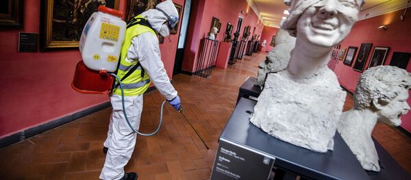 Италија: Страх од коронавируса Италија: Страх од коронавируса - Sputnik Србија