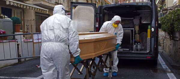 Medicinsko osoblje na severozapadu Italije, region Ligurija.  - Sputnik Srbija