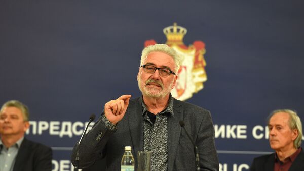 Obraćanje pulmologa Branislava Nestorović nakon sastanka - Sputnik Srbija