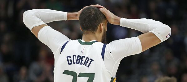 Француски кошаркаш Руди Гобер у дресу НБА екипе Јута Џез - Sputnik Србија