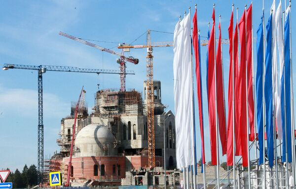 Храм оружаних снага Русије отвориће своја врата у мају /фото/ Храм оружаних снага Русије отвориће своја врата у мају /фото/ - Sputnik Србија