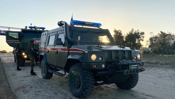 Patrola vojne policije Rusije u provinciji Idlib - Sputnik Srbija