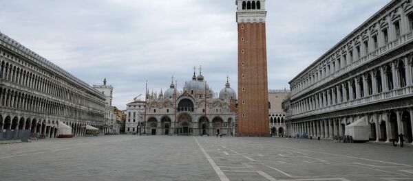 Prazan Trg Svetog Marka u Veneciji - Sputnik Srbija