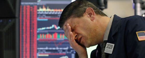 Берзански трговац на Њујоршкој берзи Берзански трговац на Њујоршкој берзи - Sputnik Србија