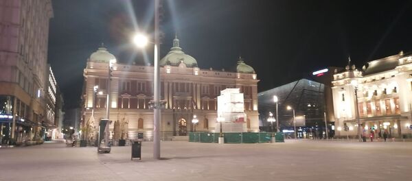 Полицијски час у центру Београда - Sputnik Србија