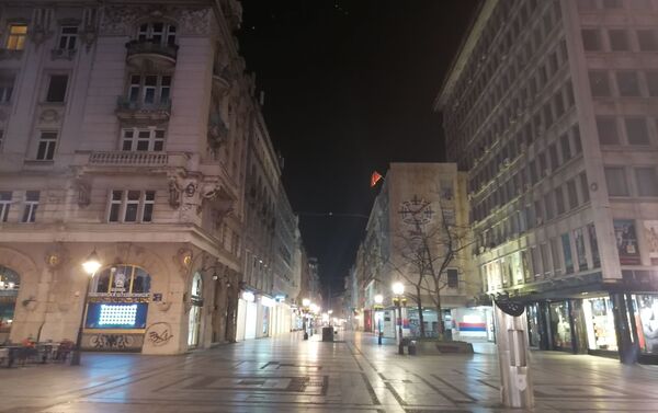 Полицијски час у Београду - Sputnik Србија