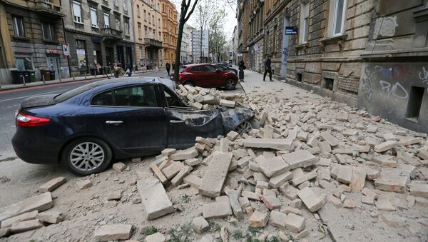 Zemljotres u Zagrebu - Sputnik Srbija