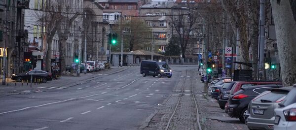 Празан Београд у време полицијског часа  - Sputnik Србија