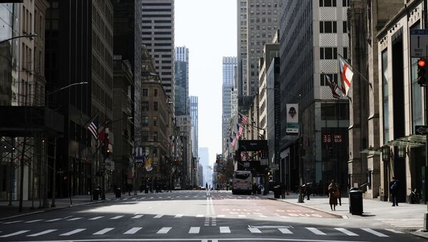 Празна Пета авенија у Њујорку због пандемије вируса корона - Sputnik Србија