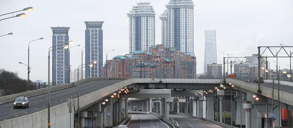 Otvaranje saobraćajnice na južnom podnožju Kutuzovskog prospekta - Sputnik Srbija