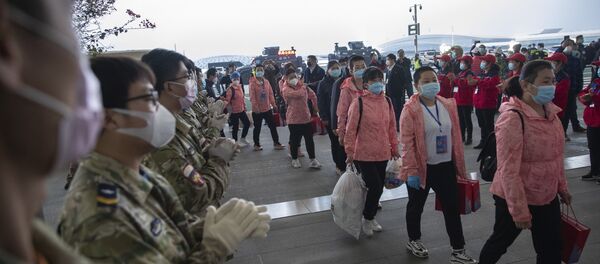 Kinezi u prvinciji Hubei nakon izolacije - Sputnik Srbija