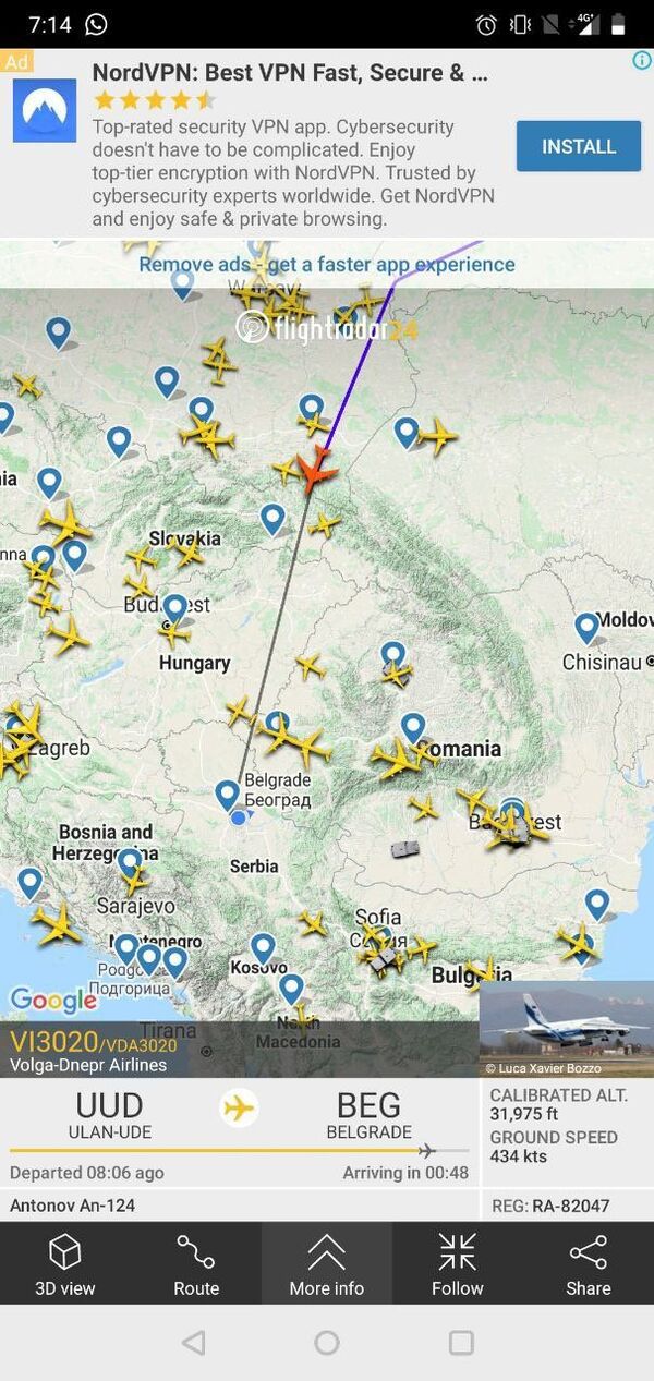 Највећи руски транспортни авион слетео у Београд Највећи руски транспортни авион слетео у Београд - Sputnik Србија