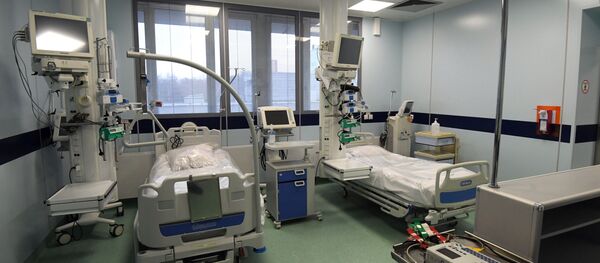 Odeljenje za reanimaciju u bolnici u Moskvi za pacijente zaražene virusom korona KOVID-19 - Sputnik Srbija